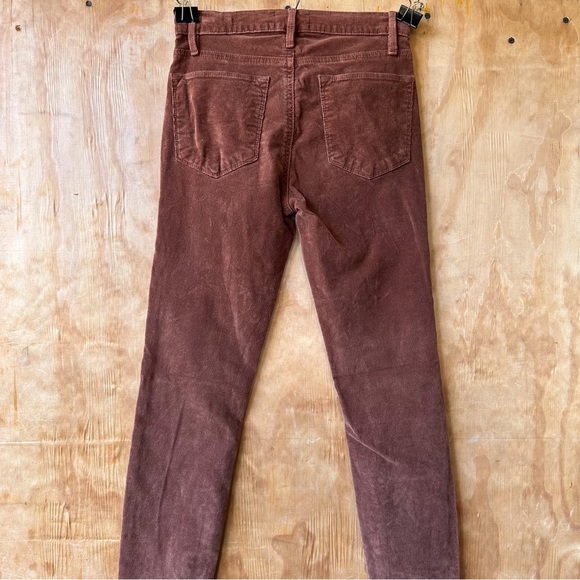 Frame Denim Le High Skinny Corduroy Pants in Butterscotch - Picture 4 of 14